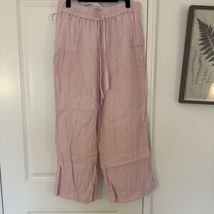 J. Crew Linen Seaside Wide Leg Pant